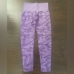 NVGTN Sportswear Purple Camo Leggings